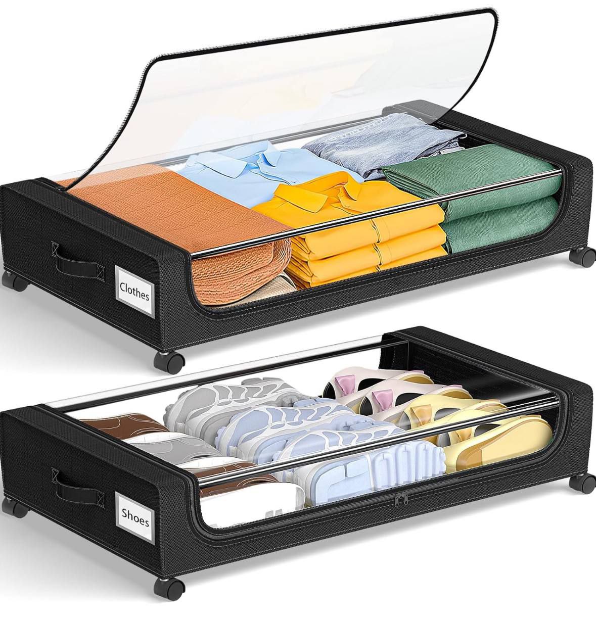 Under Bed Storage With Wheels